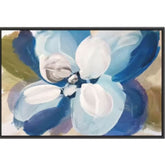 Blue Flower Canvas Wall Art